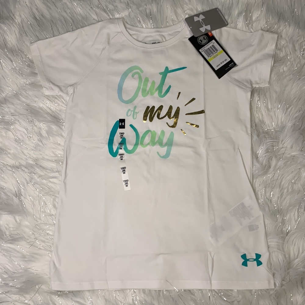 Under Armour heatgear, Loose, Girls/ Youth Tops, Graphic Short Sleeve.🌞